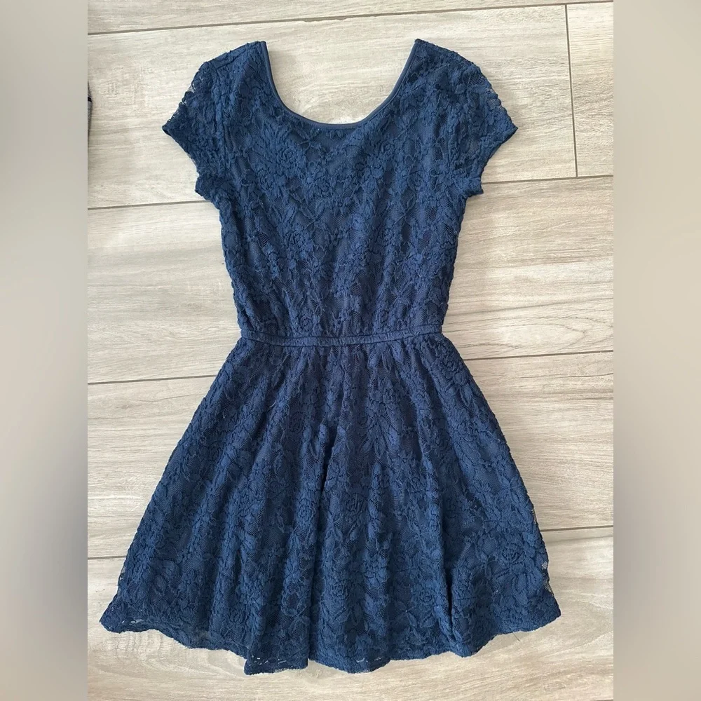 Girls Plaid and Lace Kids Dress Bundle fall dress bundle size 8 - Picture 3 of 5